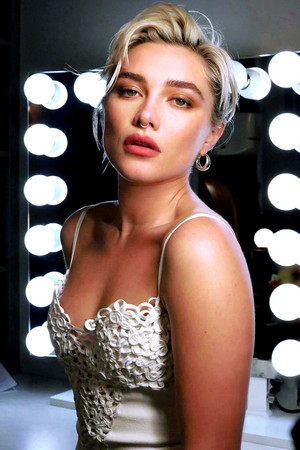  Florence Pugh | 'Jimmy Kimmel Live' mostrar in Los Angeles, California | February 1, 2024