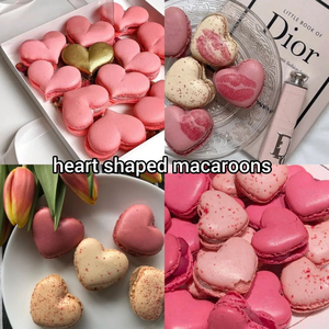  Heart-shaped Macaroons 💖
