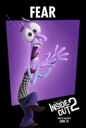  Inside Out 2 (2024) | Character Poster - Fear