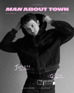  Joseph Quinn - Man About Town Cover - 2024