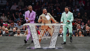  Kofi Kingston, Big E and Xavier Woods | 2024 wwe Hall of Fame Celebration