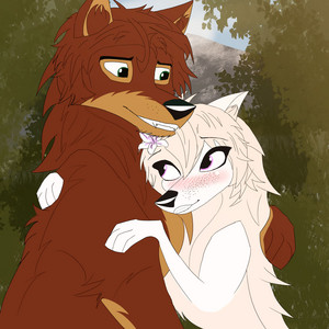  Lilly and Garth’s Embrace - (Alpha and Omega)(by AltynWolf)