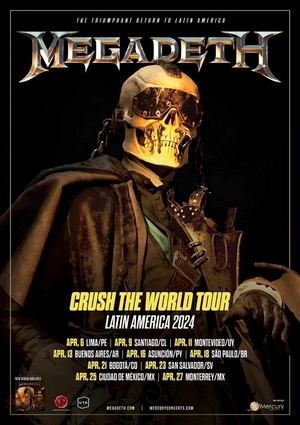  Megadeth | Crush the World Tour 2024