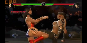  Mortal Kombat vs. DC Universe (Wonder Woman vs. Sonya) Klose Kombat