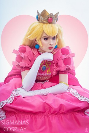  pic, peach Dress up Cosplay