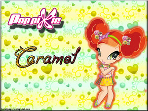  PopPixie karamell Hintergrund