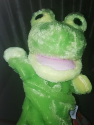  Puppet Frog says "hi!" to te