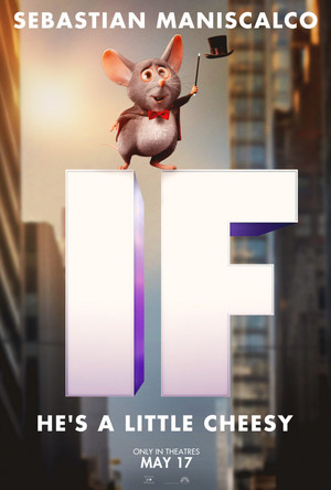  Sebastian Maniscalco as Magician 쥐, 마우스 | IF | Character Poster