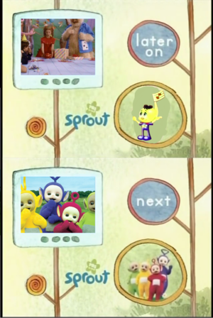  Sprout Later On WeeSing, siguiente Teletubbies