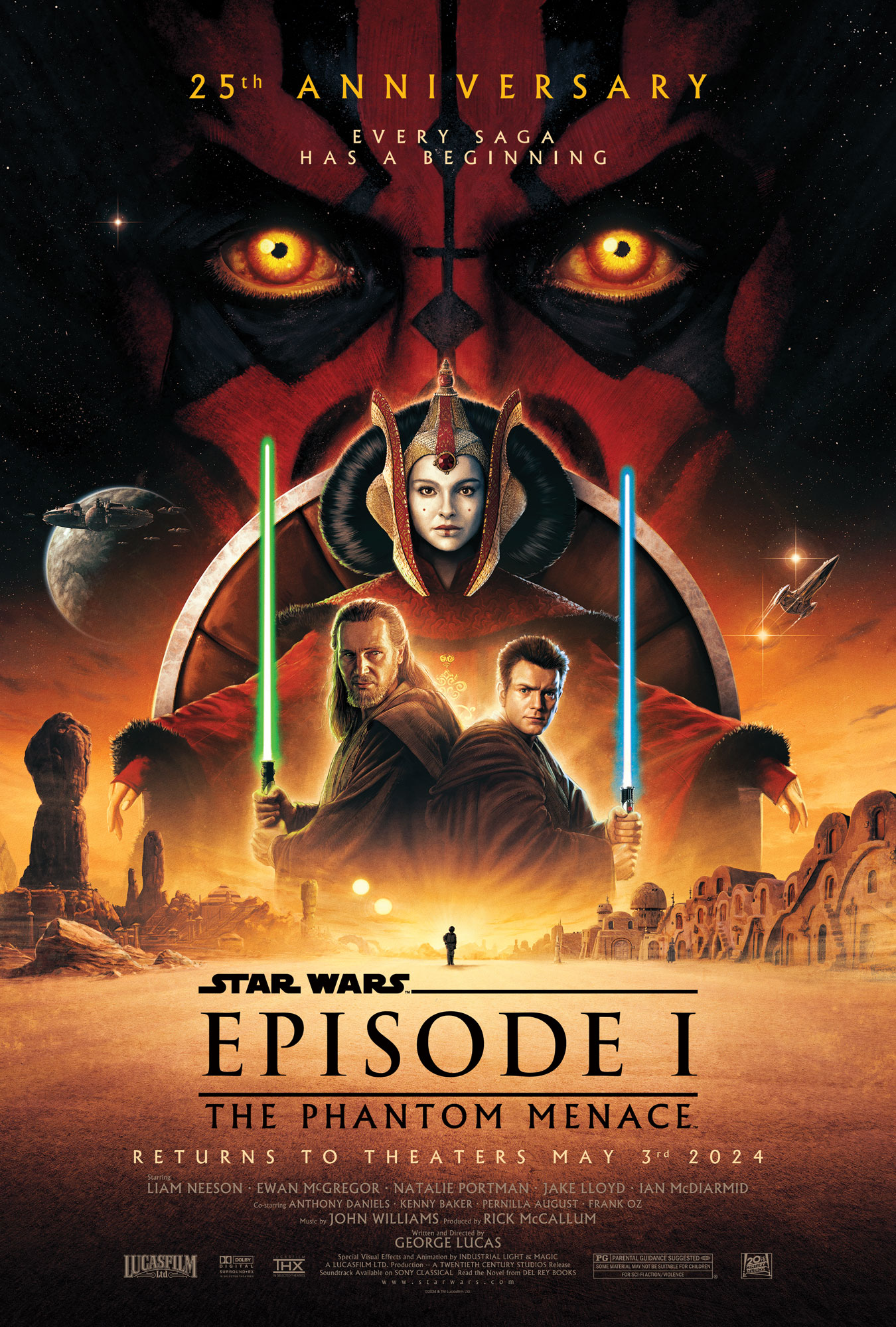 Star Wars: Episode I The Phantom Menace 25th Anniversary Cinema Release Confirmed For May The 4th