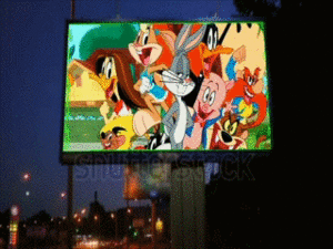  The Looney Tunes 显示 on the Billboard