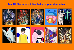  top, boven 10 Characters meme