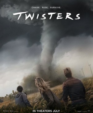 Twisters (2024) Poster - Chase. Ride. Survive.