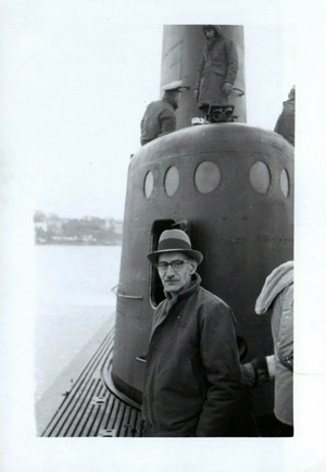 W.S. Burroughs aboard U.S.Submarine