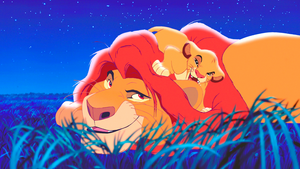  Walt Disney Screencaps - Mufasa & Simba