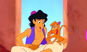  Walt डिज़्नी Screencaps – Prince Aladdin, Abu & The Harem Girls