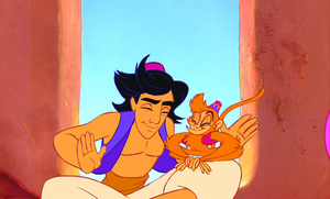  Walt ডিজনি Screencaps – Prince Aladdin, Abu & The Harem Girls