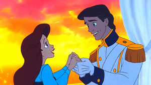  Walt 迪士尼 Screencaps – Princess Ariel & Prince Eric