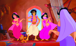 Walt ディズニー Screencaps – The Harem Girls, Abu & Prince アラジン