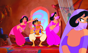  Walt Disney Screencaps – The Harem Girls, Prince Aladdin & Abu