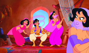  Walt ディズニー Screencaps – The Harem Girls, Prince アラジン & Abu
