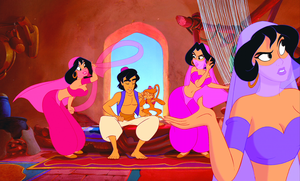  Walt Disney Screencaps – The Harem Girls, Prince Aladdin & Abu