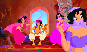  Walt Disney Screencaps – The Harem Girls, Prince Aladin & Abu