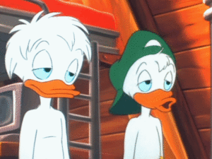 Walt Disney Slow Motion Gifs - Dewey Duck & Louie Duck