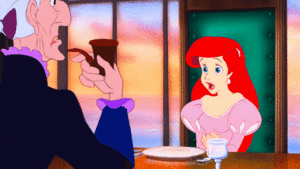 Walt Disney Slow Motion Gifs – Sir Grimsby & Princess Ariel