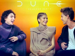  Zendaya, Austin and Timothée | Dune: Part Two press | Paris, France | February 13, 2024