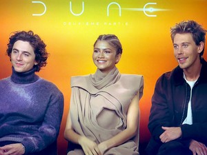  Zendaya, Austin and Timothée | Dune: Part Two press | Paris, France | February 13, 2024