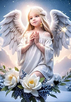  beautiful little ángel 😇⋆｡‧˚ʚ🍓ɞ˚‧｡⋆