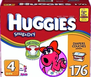 Birdo-themed Huggies diapers