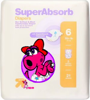  Birdo-themed SuperAbsorb diapers