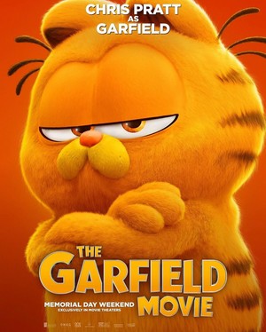  Chris Pratt as Garfield | The Garfield Movie | Character posters