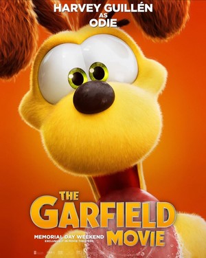  Harvey Guillén as Odie | The Garfield Movie | Character posters