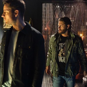  Jensen Ackles as Russell Shaw and Justin Hartley as Colter Shaw | Tracker | 1.12 | Off the livres