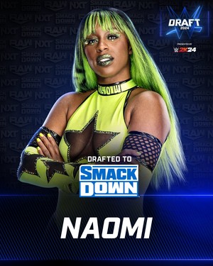  Naomi | 2024 डब्ल्यू डब्ल्यू ई Draft on Night Two | April 29, 2024