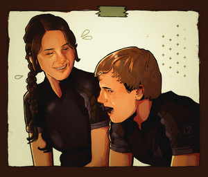  Peeta/Katniss Drawing