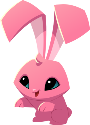  गुलाबी bunny standing.png