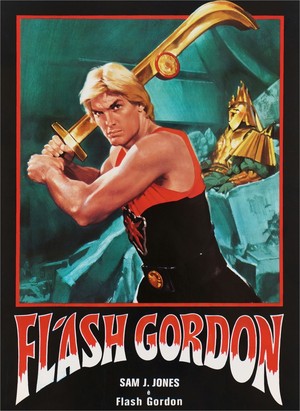  Sam J. Jones as Flash Gordon | Flash Gordon | Italian Lobbycards | 1980
