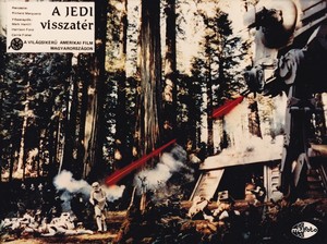  bintang Wars: Episode VI - Return of the Jedi | Hungarian lobby card | 1983