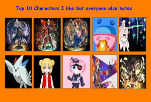  hàng đầu, đầu trang 10 Characters I Like But Everyone Else Hates