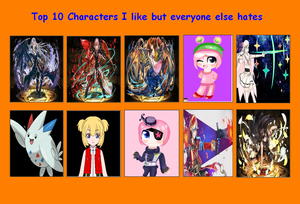  topo, início 10 Characters I Like But Everyone Else Hates