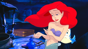  Walt डिज़्नी Screencaps – Princess Ariel & फ़्लॉन्डर, अशुद्धि