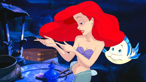  Walt Disney Screencaps – Princess Ariel & patauger, plie grise