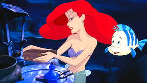  Walt डिज़्नी Screencaps – Princess Ariel & फ़्लॉन्डर, अशुद्धि