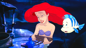  Walt disney Screencaps – Princess Ariel & linguado, solha