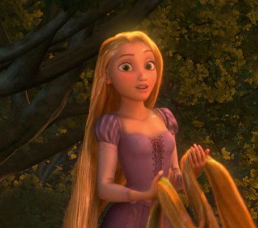 Does Rapunzel look better with long blonde hair or short brown hair ...