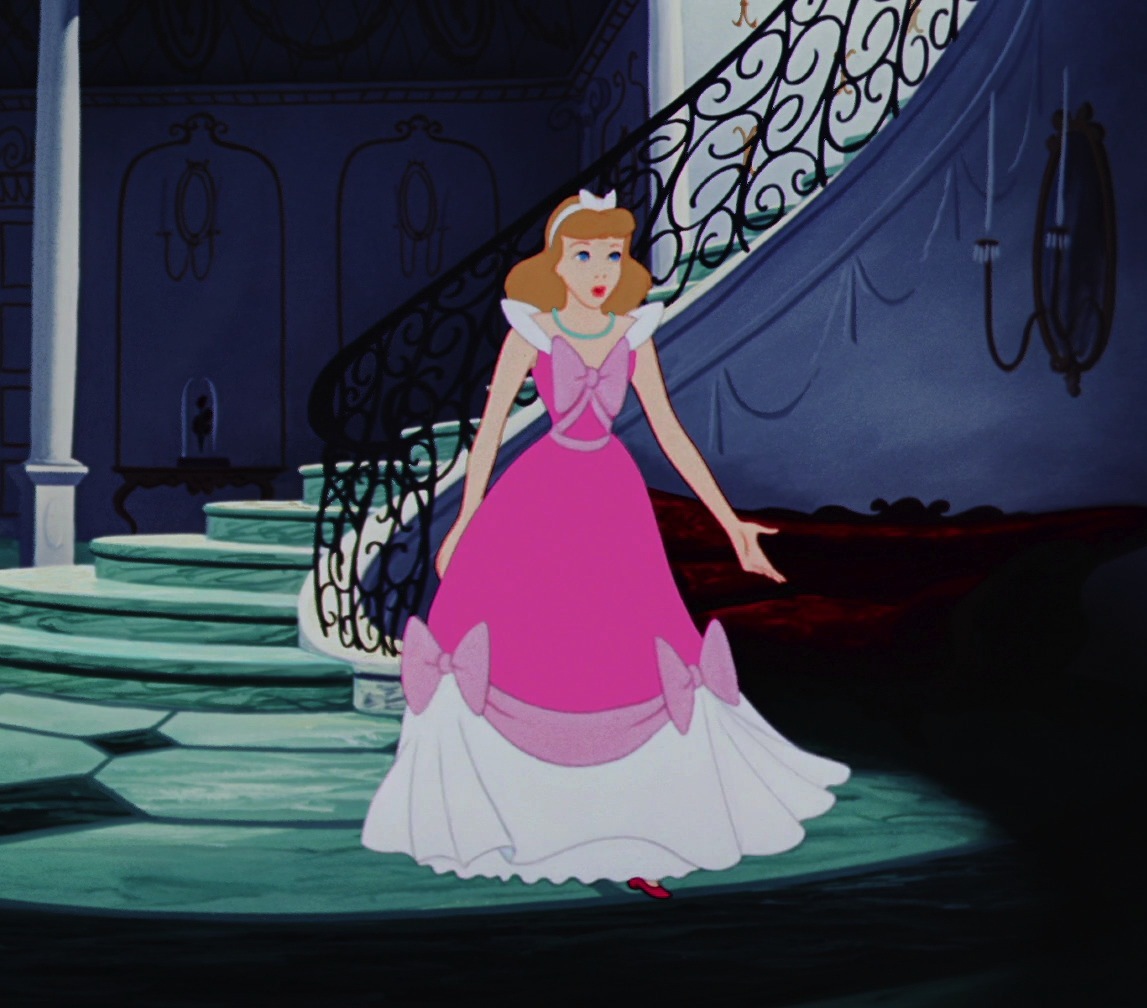 Which version of Cinderella's pink dress do you like more